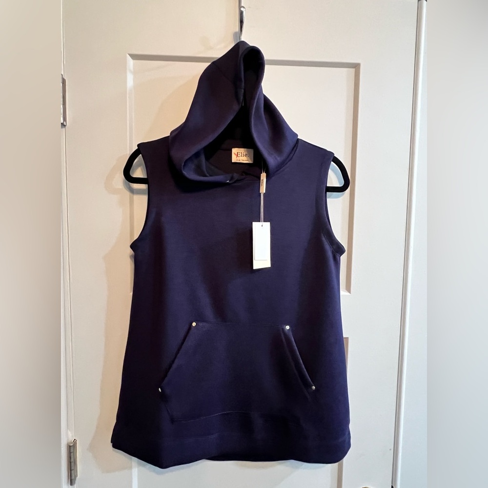 Ellie Deep Purple Hooded Vest